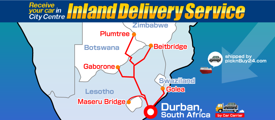 Inland Delivery Service via Durban1